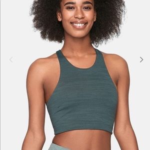 Outdoor Voices Tech Sweat crop top (deep red S)